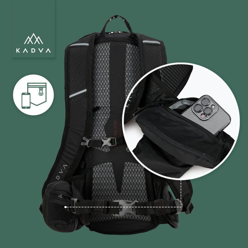 KADVA Escapada 20 l túra hátizsák fekete 21