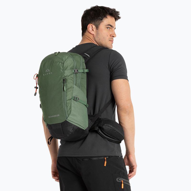 KADVA Escapada 20 l zöld túrahátizsák 2
