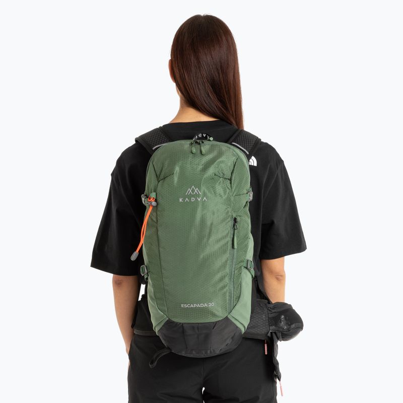 KADVA Escapada 20 l zöld túrahátizsák 11