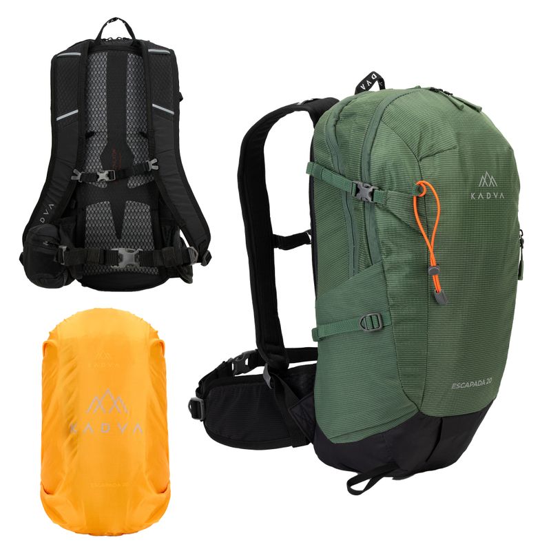 KADVA Escapada 20 l zöld túrahátizsák 14