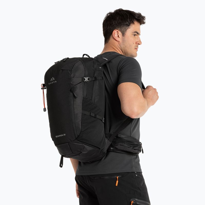 KADVA Escapada 30 l fekete túrahátizsák 2