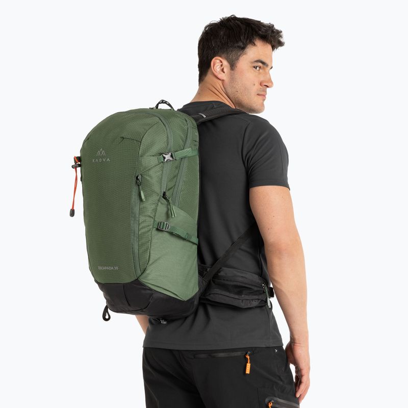 KADVA Escapada 30 l zöld túrahátizsák 2