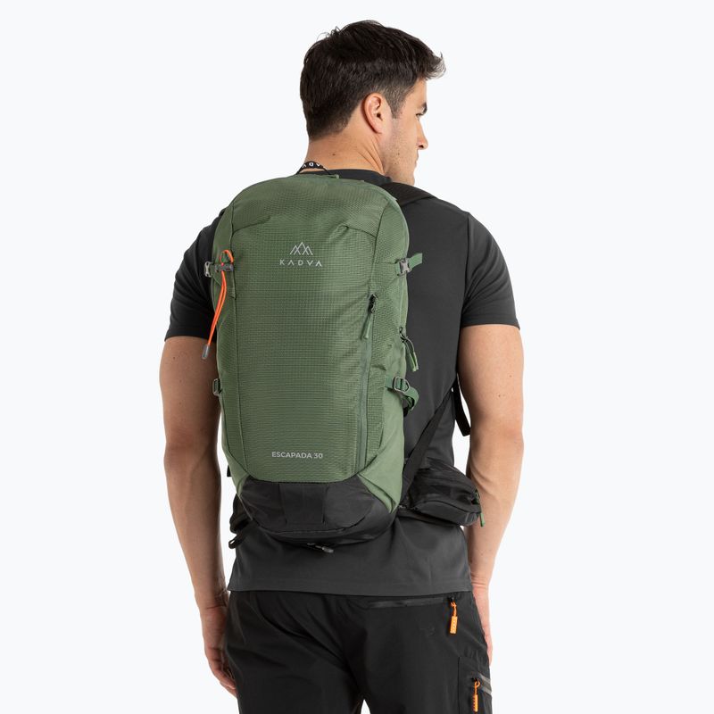 KADVA Escapada 30 l zöld túrahátizsák 14