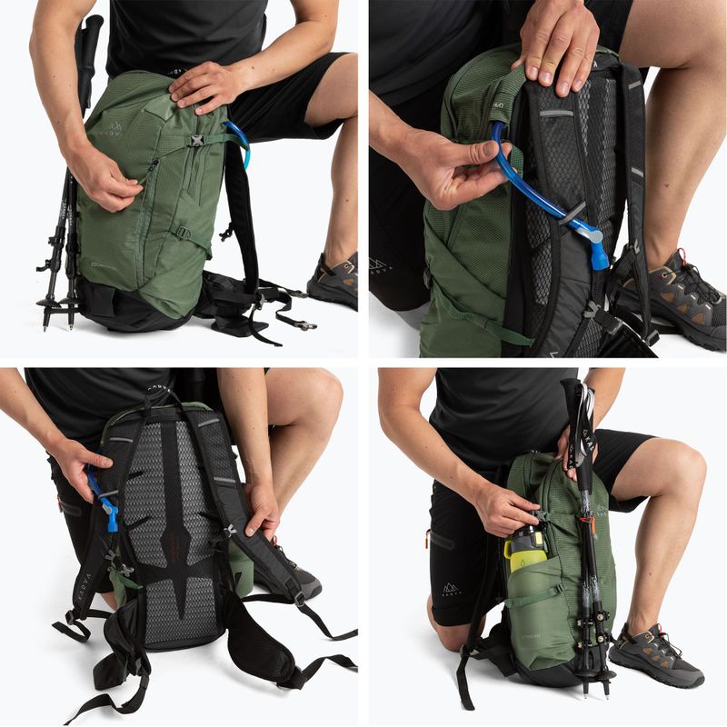 KADVA Escapada túra hátizsák 30 l zöld 21