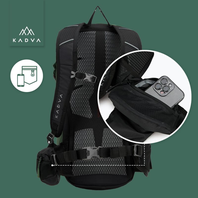 KADVA Escapada 30 l zöld túrahátizsák 29