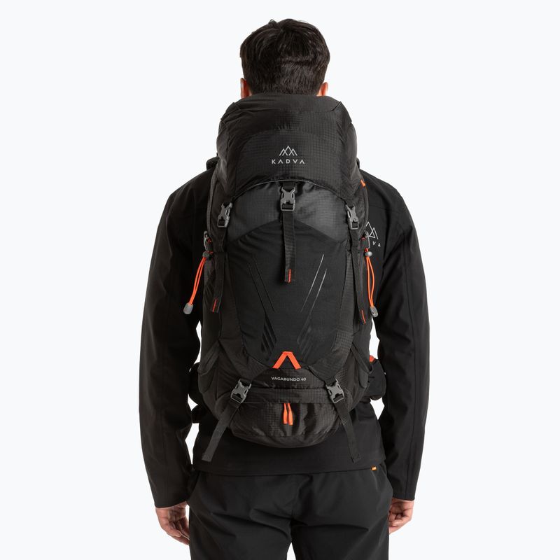 KADVA Vagabundo hátizsák 40 l fekete 11