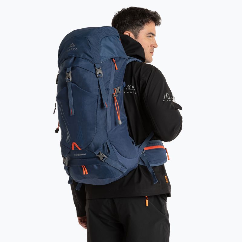 KADVA Vagabundo 40 l kék túrahátizsák 10