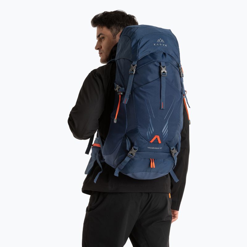 KADVA Vagabundo 40 l kék túrahátizsák 11