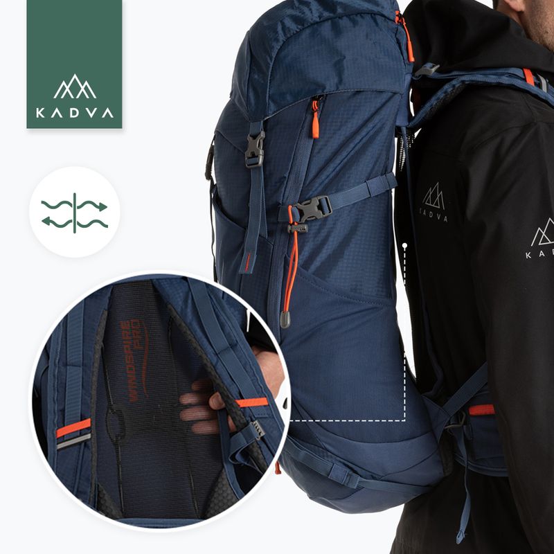 KADVA Vagabundo 40 l kék túrahátizsák 26