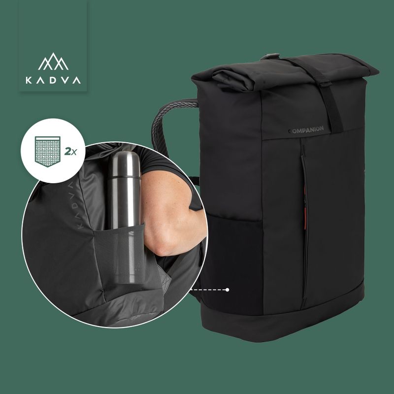 KADVA Companion városi hátizsák 20 l fekete 11