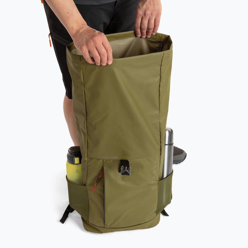 KADVA Companion 20 l khaki színű városi hátizsák 13