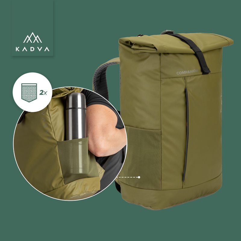 KADVA Companion városi hátizsák 20 l khaki 19