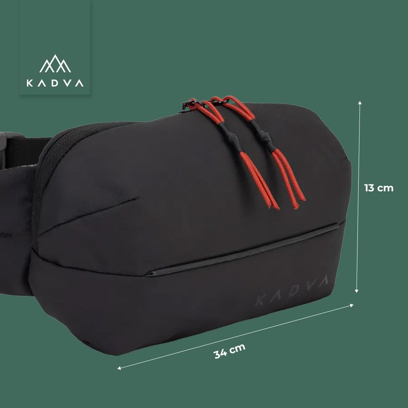 KADVA Companion fekete övtáska 14