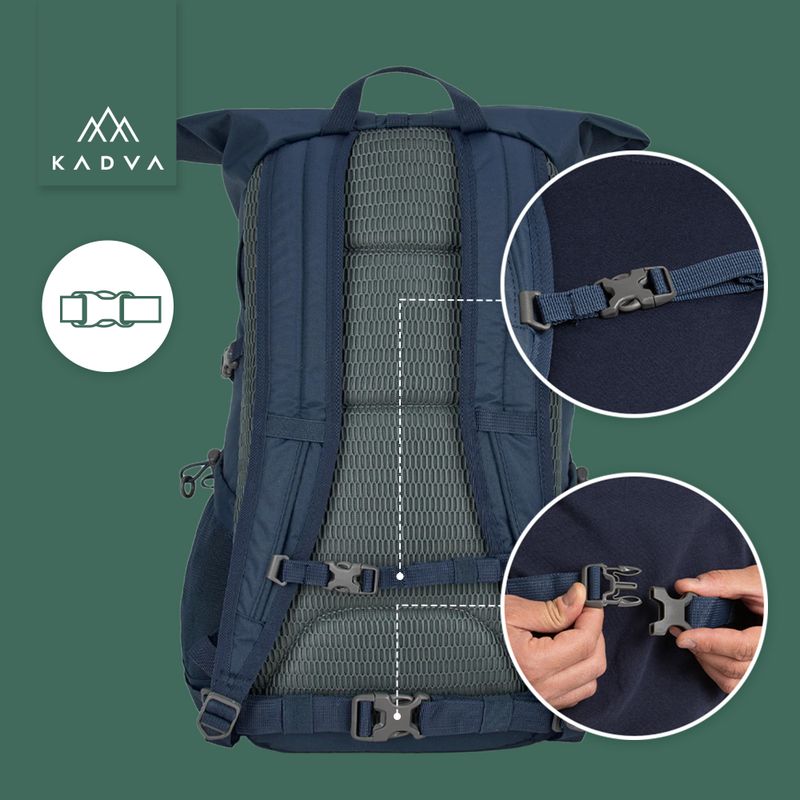 KADVA CityQuest 22 l városi hátizsák tengerészkék 22