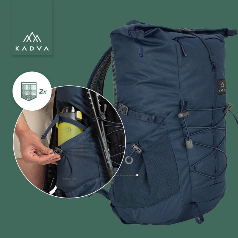 KADVA CityQuest 22 l városi hátizsák tengerészkék 26