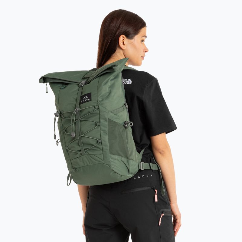 KADVA CityQuest 22 l zöld városi hátizsák 18