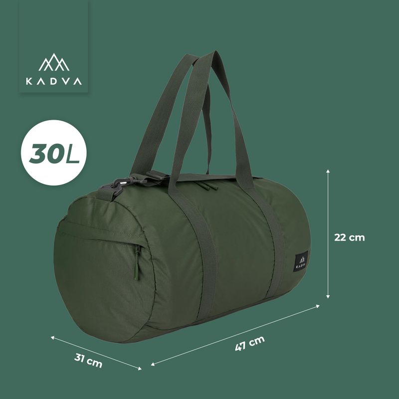 KADVA CityQuest 30 l edzőtáska zöld 10