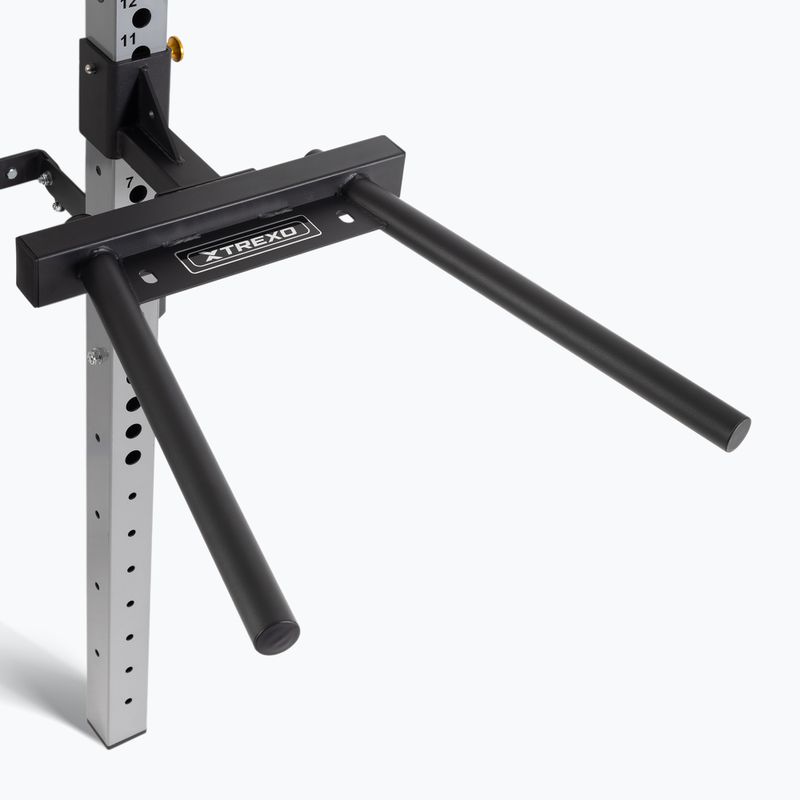 XTREXO Mercury fali ketrec paddal és tányértartóval fekete színben 8