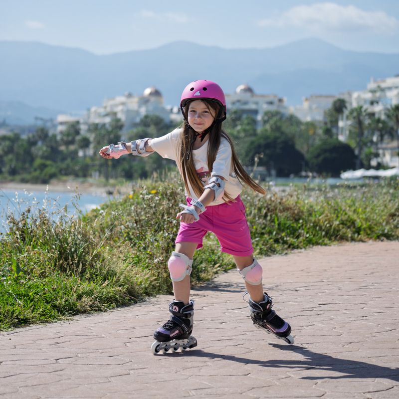 ATTABO Bladeroll gyermek inline korcsolya állítható fekete/lila 15