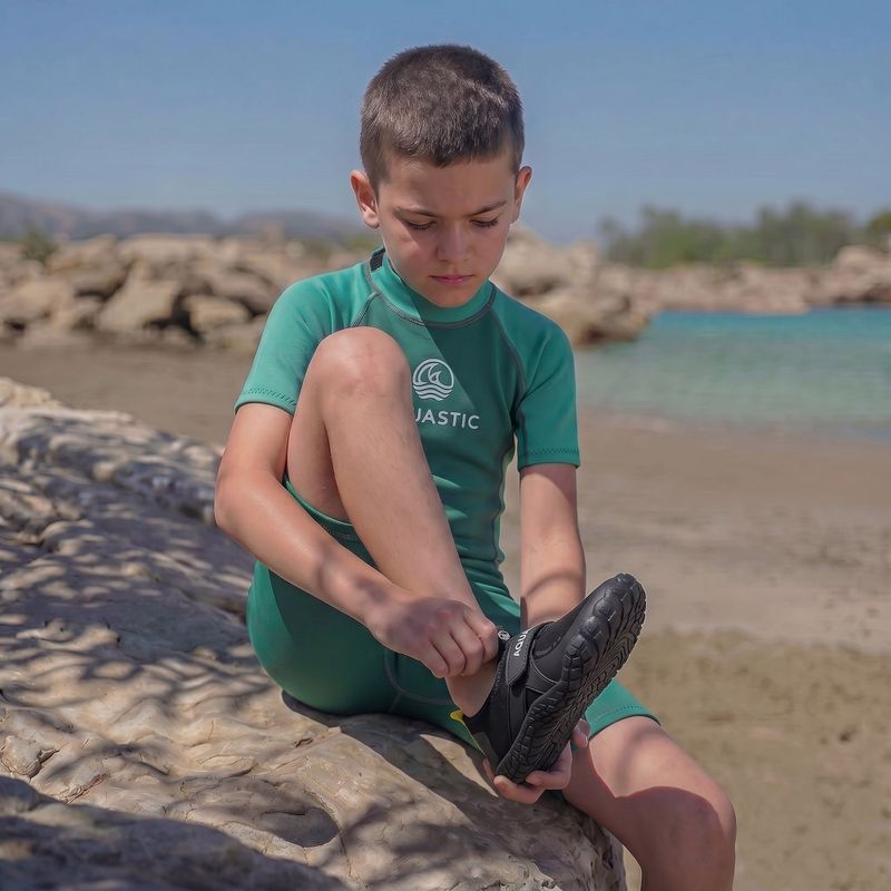Gyerek vízi cipő AQUASTIC Reef T fekete 5