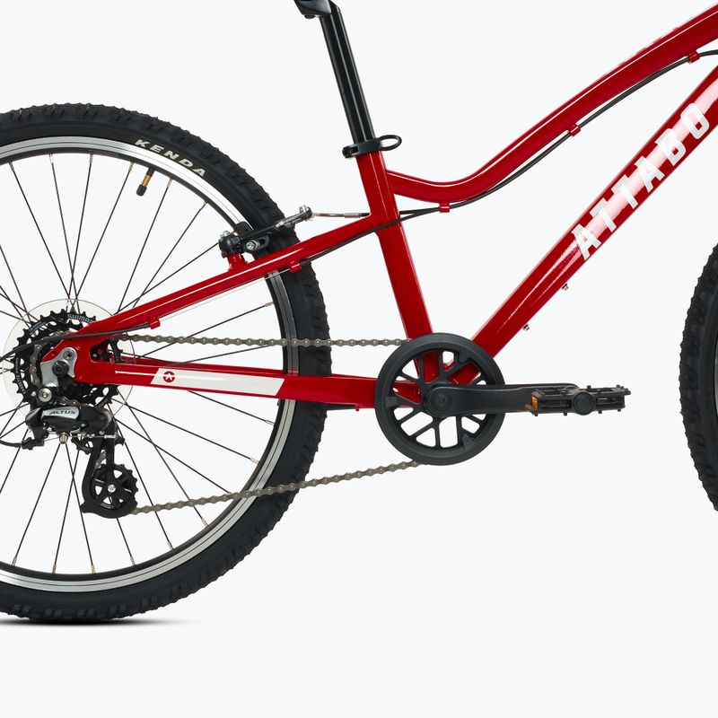 Gyermek kerékpár ATTABO EASE 24" piros 5