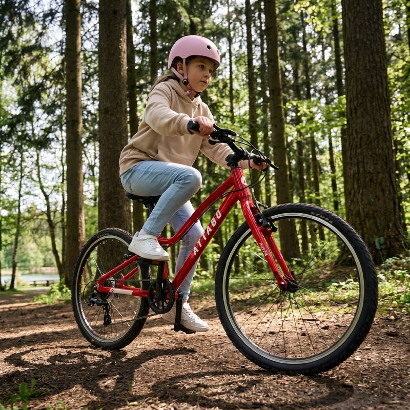 Gyermek kerékpár ATTABO EASE 24" piros 4