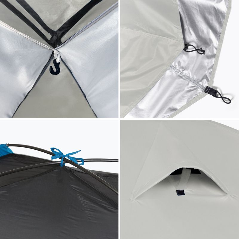 4 személyes kemping sátor KADVA CAMPdome 4 grey 5