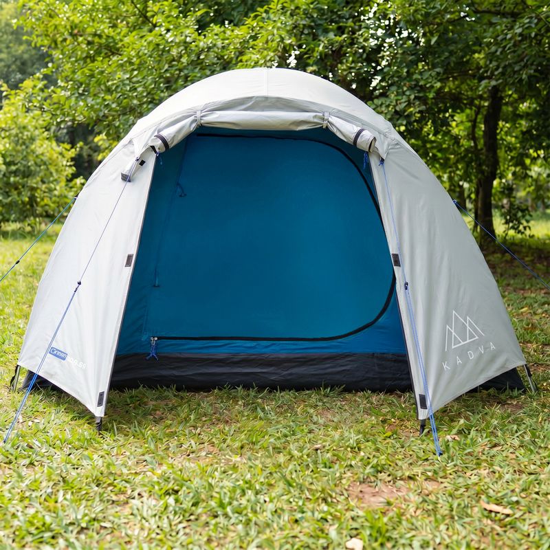 4 személyes kemping sátor KADVA CAMPdome 4 grey 11