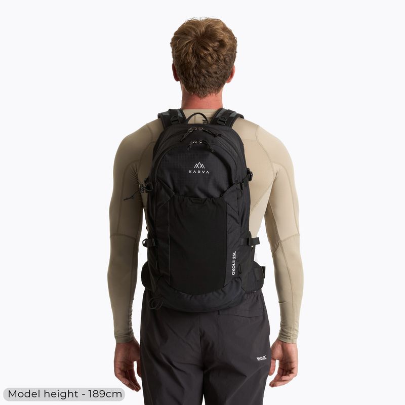 KADVA Okole 25 l fekete túrahátizsák 5