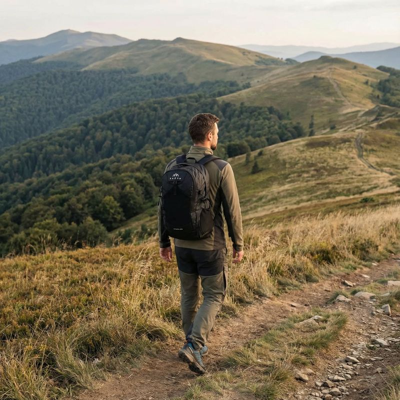 KADVA Krok 25 l városi hátizsák fekete 11