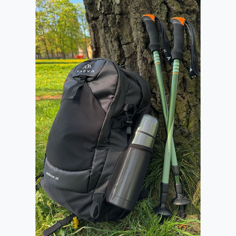 KADVA Krok 25 l városi hátizsák fekete