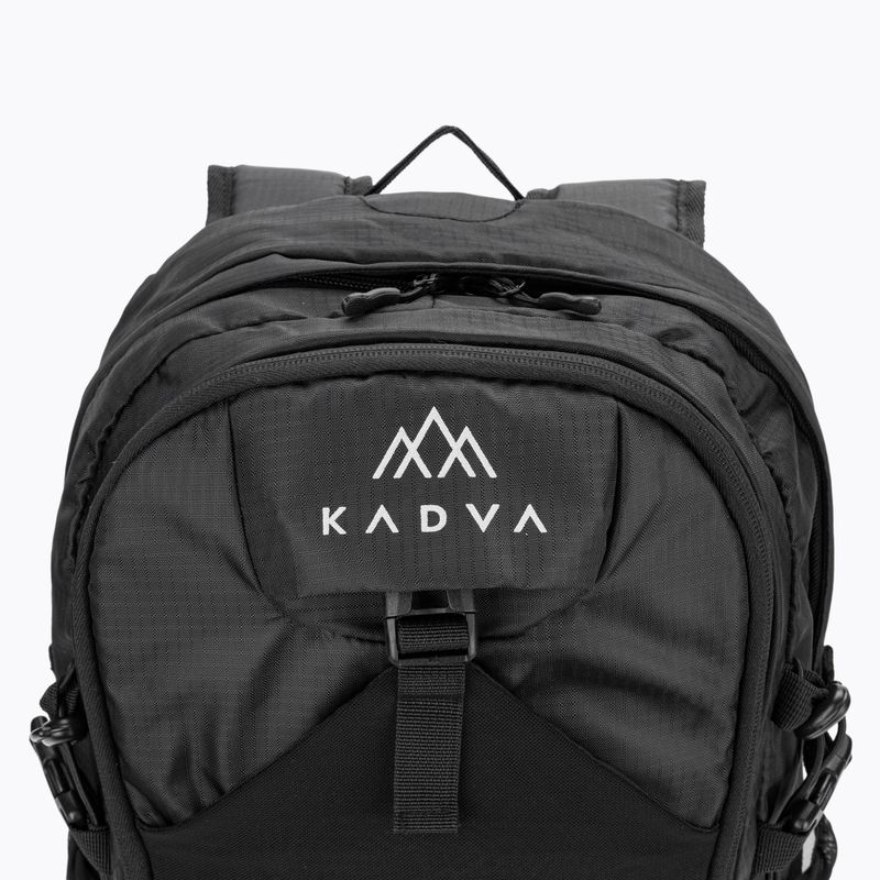 KADVA túrahátizsák laptop zsebbel Krok 25 l fekete 4