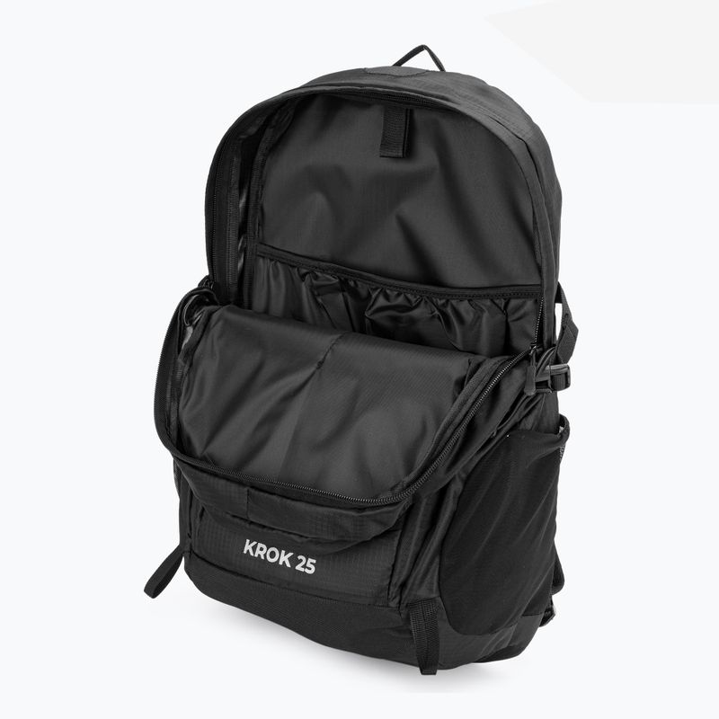 KADVA túrahátizsák laptop zsebbel Krok 25 l fekete 7