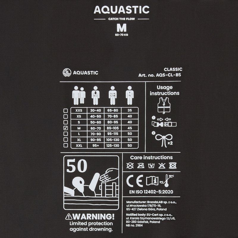 AQUASTIC Classic 50N piros ereszkedési mellény 7