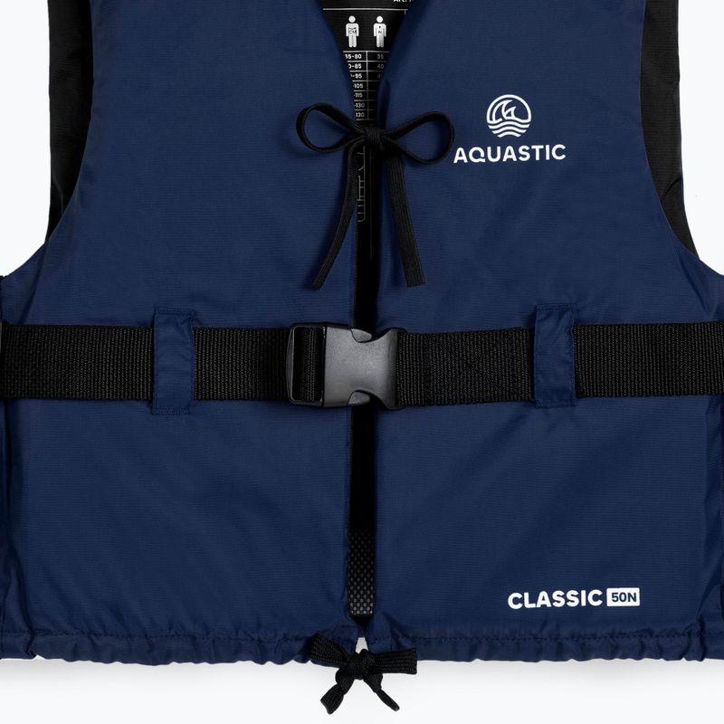 AQUASTIC Classic 50N biztonsági mellény kék 3