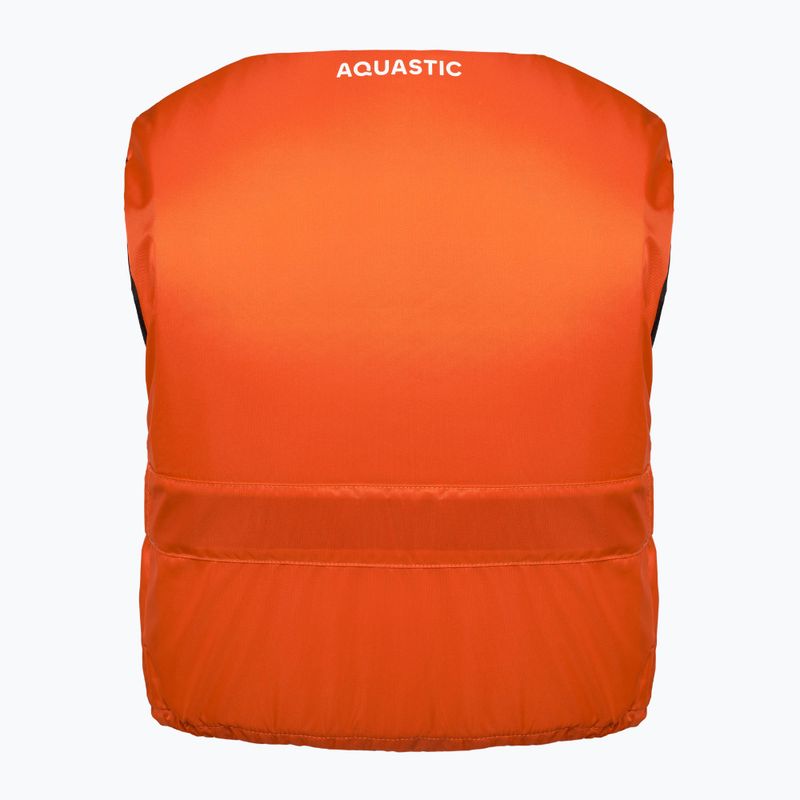 AQUASTIC Classic 50N narancssárga biztonsági mellény 2