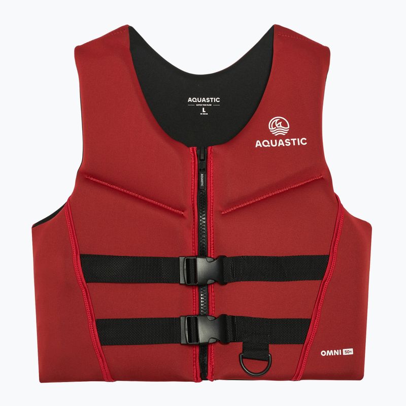 AQUASTIC Omni 50N biztonsági mellény piros