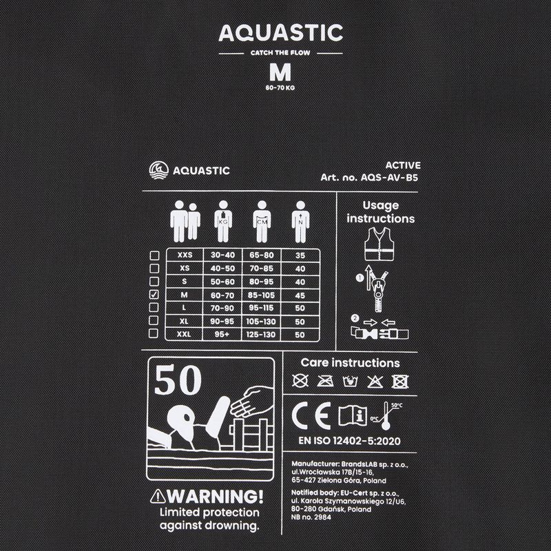 AQUASTIC Active 50N biztonsági mellény kék 6