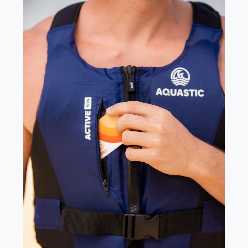 AQUASTIC Active 50N biztonsági mellény kék 9