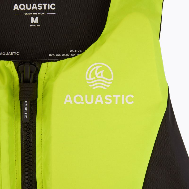 AQUASTIC Active 50N sárga biztonsági mellény 3