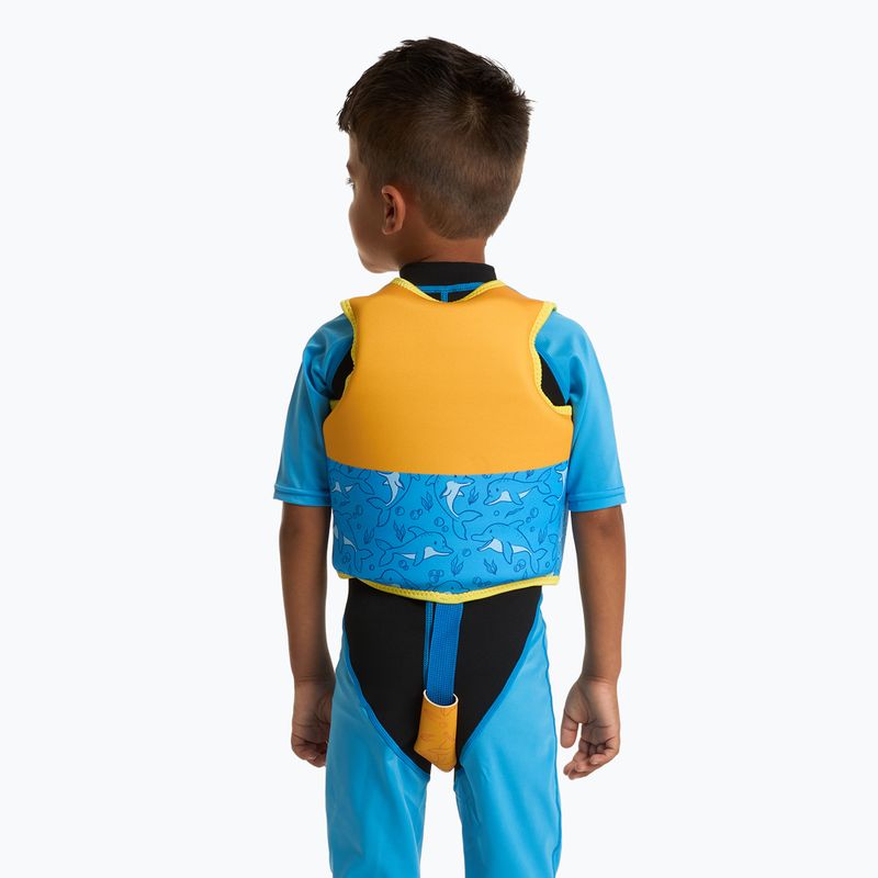 AQUASTIC Junior gyermek biztonsági mellény kék 3