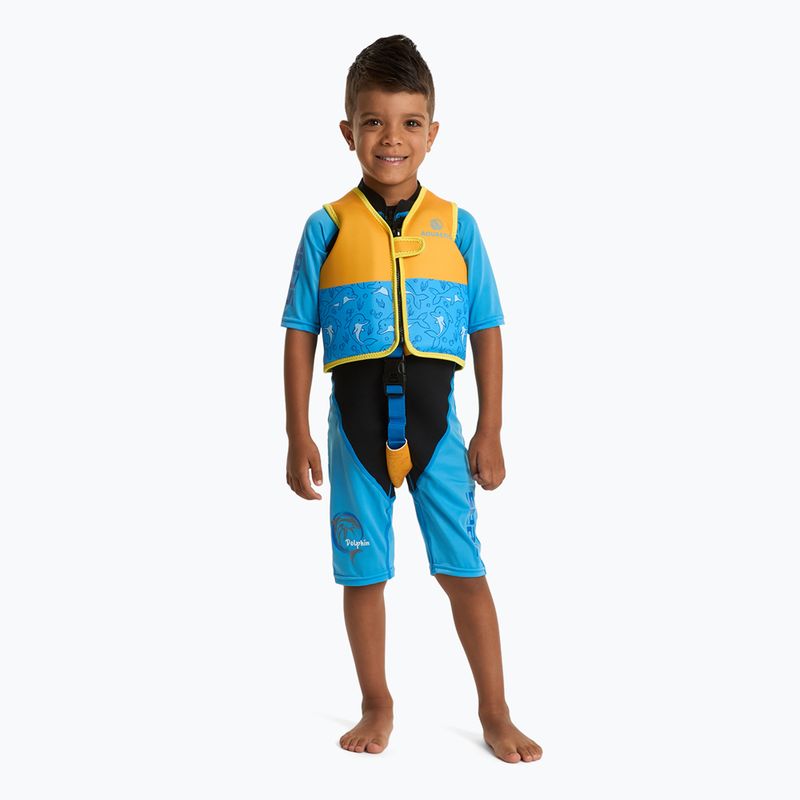 AQUASTIC Junior gyermek biztonsági mellény kék 4