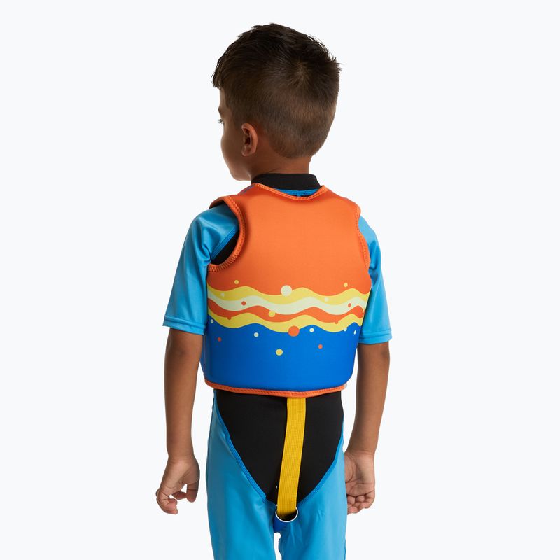 AQUASTIC Junior narancssárga/kék biztonsági mellény 3