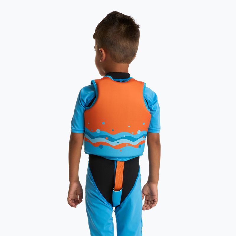 AQUASTIC Junior gyermek biztonsági mellény narancs színben 3