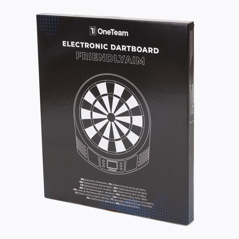 Tarcza do darta elektroniczna OneTeam FriendlyAim fekete 9