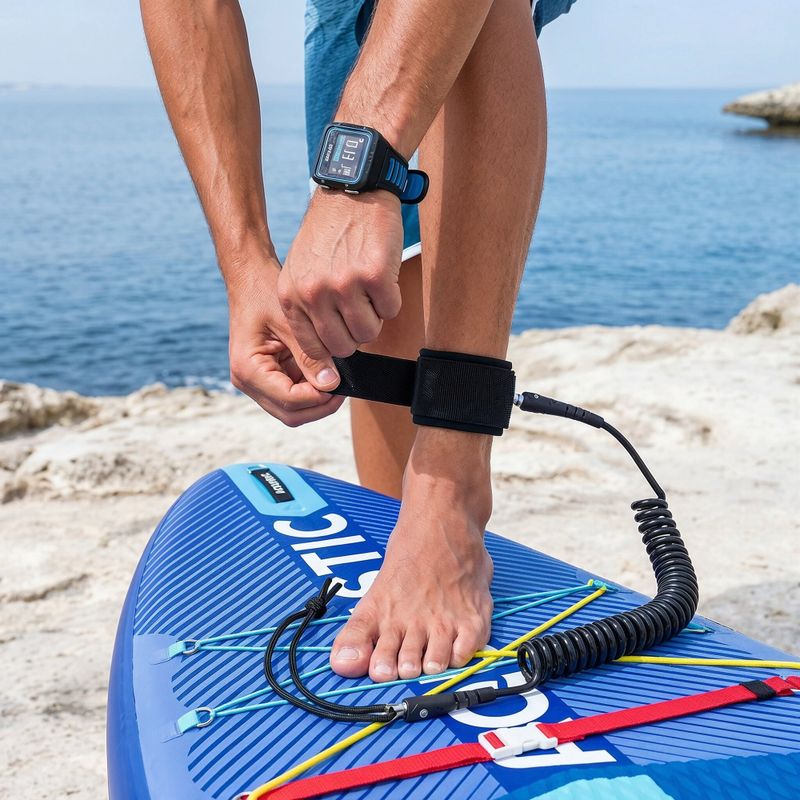 Leash deszkához SUP 10' AQUASTIC black 3