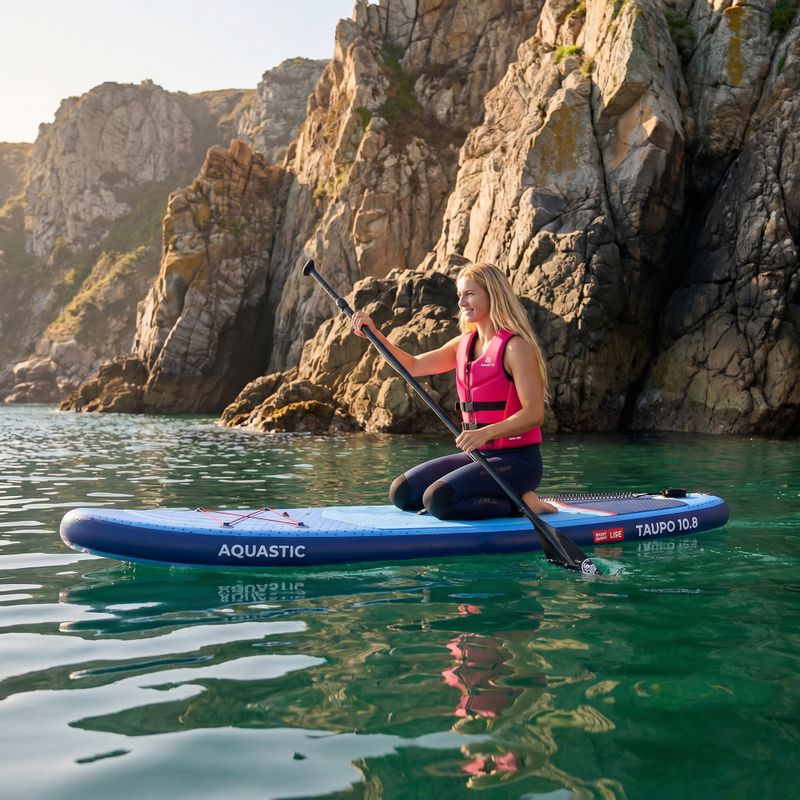 Felfújható SUP deszka szett AQUASTIC Taupo 10'8" allround blue 19