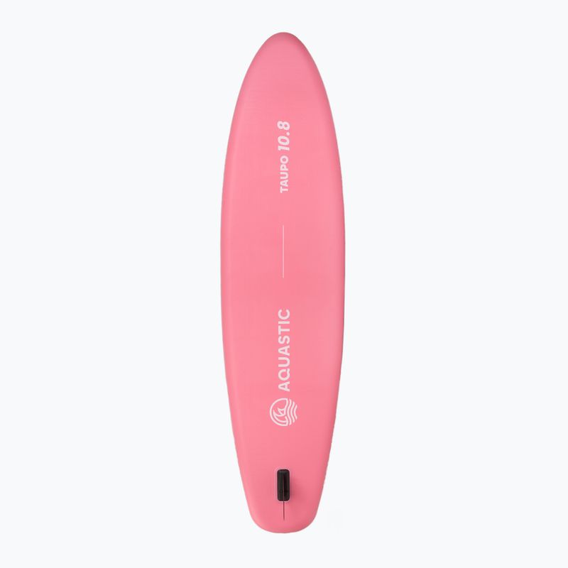 Szett deszka SUP felfújható AQUASTIC Taupo 10'8" allround rózsaszín 4