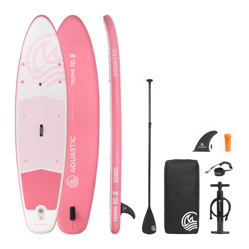 Felfújható SUP deszka szett AQUASTIC Taupo 10'8" allround pink 22