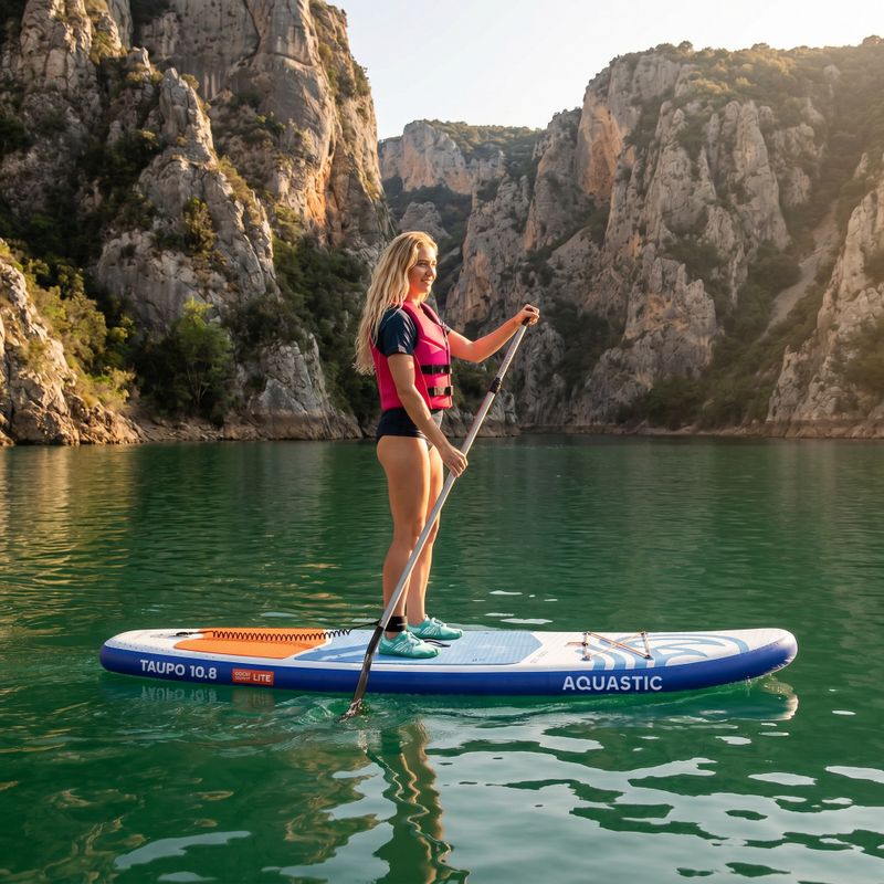 Felfújható SUP deszka szett AQUASTIC Taupo 10'8" allround blue 20